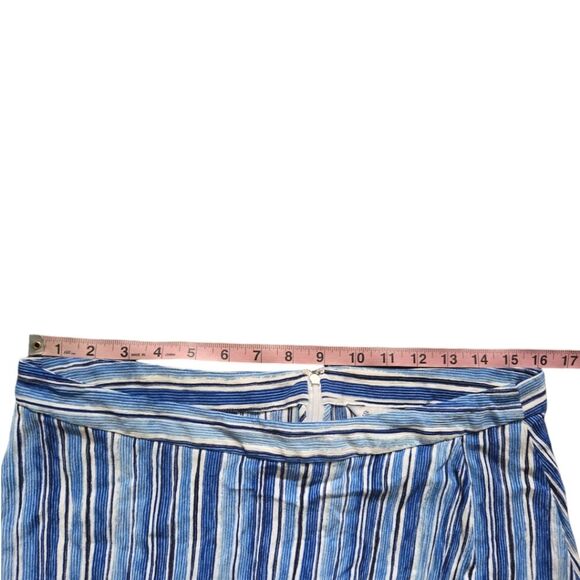 Tommy Bahama Blue Wrap Midi Skirt - 10 - Picture 10 of 11